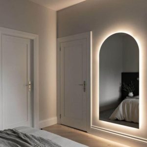 Custom Oval LED Mirror – Full Length Backlit Dressing & Decorative Wall Mirror