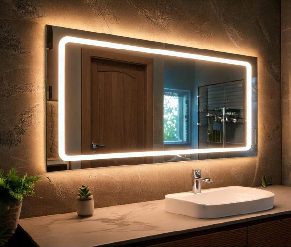 Gold Mirror – Acrylic Wall Mirror, Compact & Infinity Mirror for Bathroom and Home Decor - Image 6