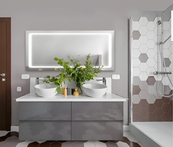 Gold Mirror – Acrylic Wall Mirror, Compact & Infinity Mirror for Bathroom and Home Decor - Image 4