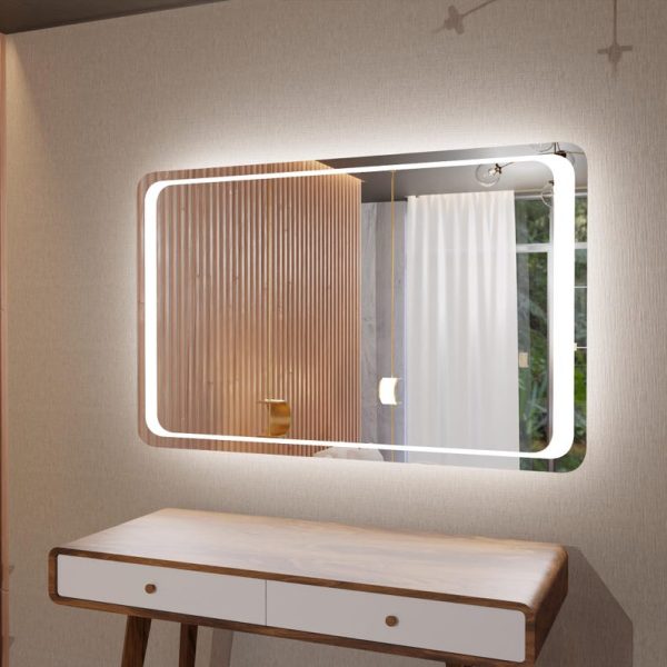 Tessera LED Bathroom Mirror – Touch Sensor Decorative Vanity Mirror