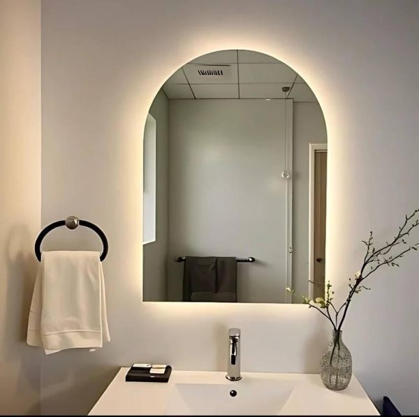 Bathroom Wall LED Mirror – Luxury Modern Backlit Vanity & Decorative Mirror - Image 2