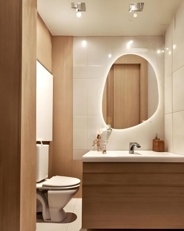 LED Bathroom Mirror – Touch Sensor Decorative Wall Mirror - Image 2